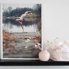 Balletplakat med balletdanser ved smuk sø