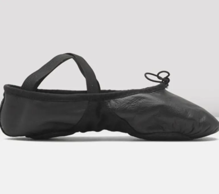 Bloch bløde sorte balletsko med split sål