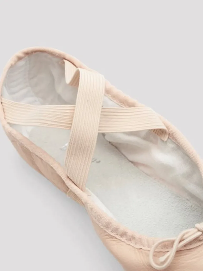 Bloch springsko/ soft balletsko rosa splitsål - Børn