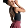 Capezio bordeaux pull-on skørt damer