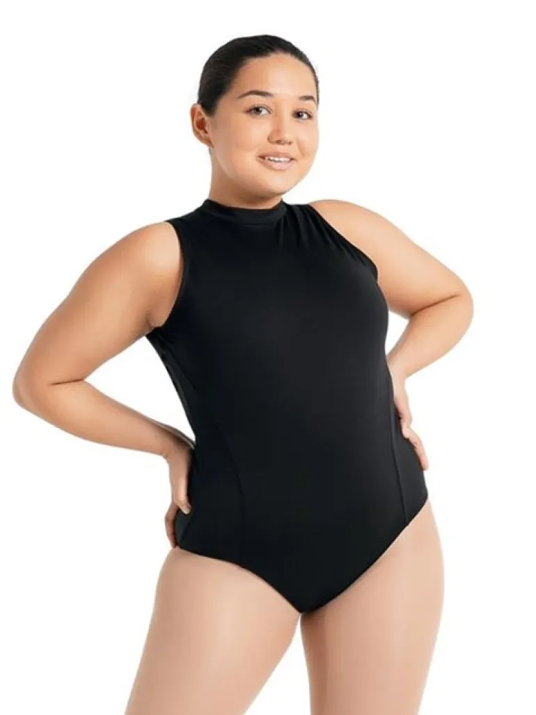 Capezio højhalset dragt i sort