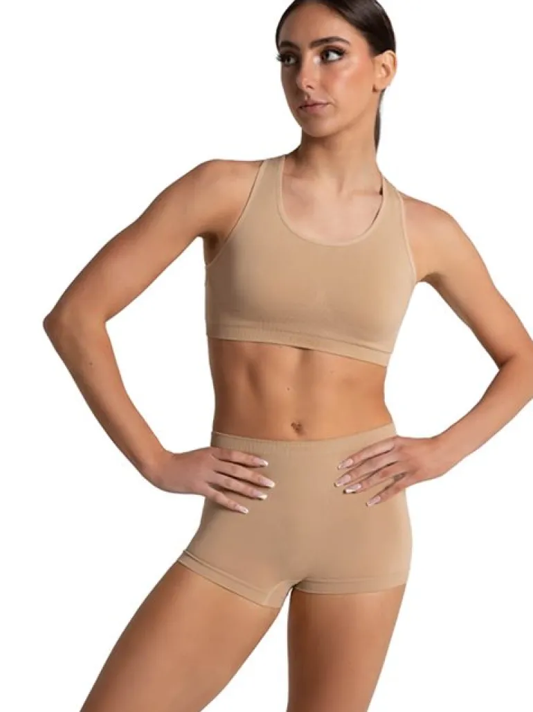 Capezio nude seamless hotpants til piger