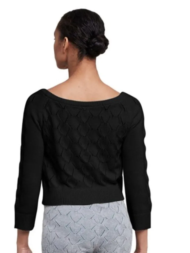 Cropped strik fra Bloch - sort