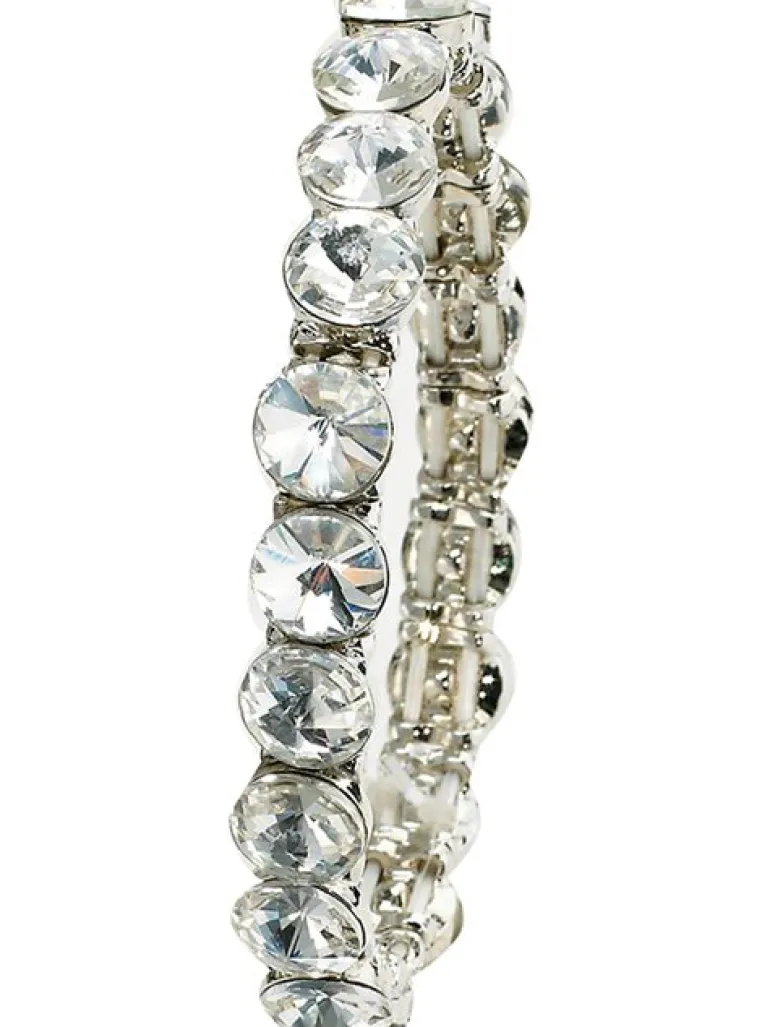 Crystal store rhinsten armbånd