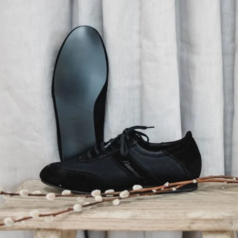 Diamant sorte dansesneaker vario spin sål til herrer