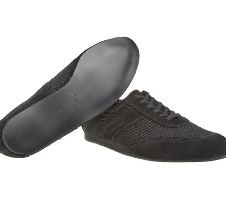 Diamant sorte dansesneaker vario spin sål til herrer