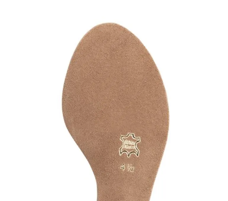 Flot Anna Kern beige dansesko med rhinsten