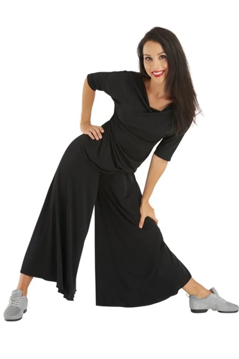 Flotte sorte bukser m.vidde - Ready4dance