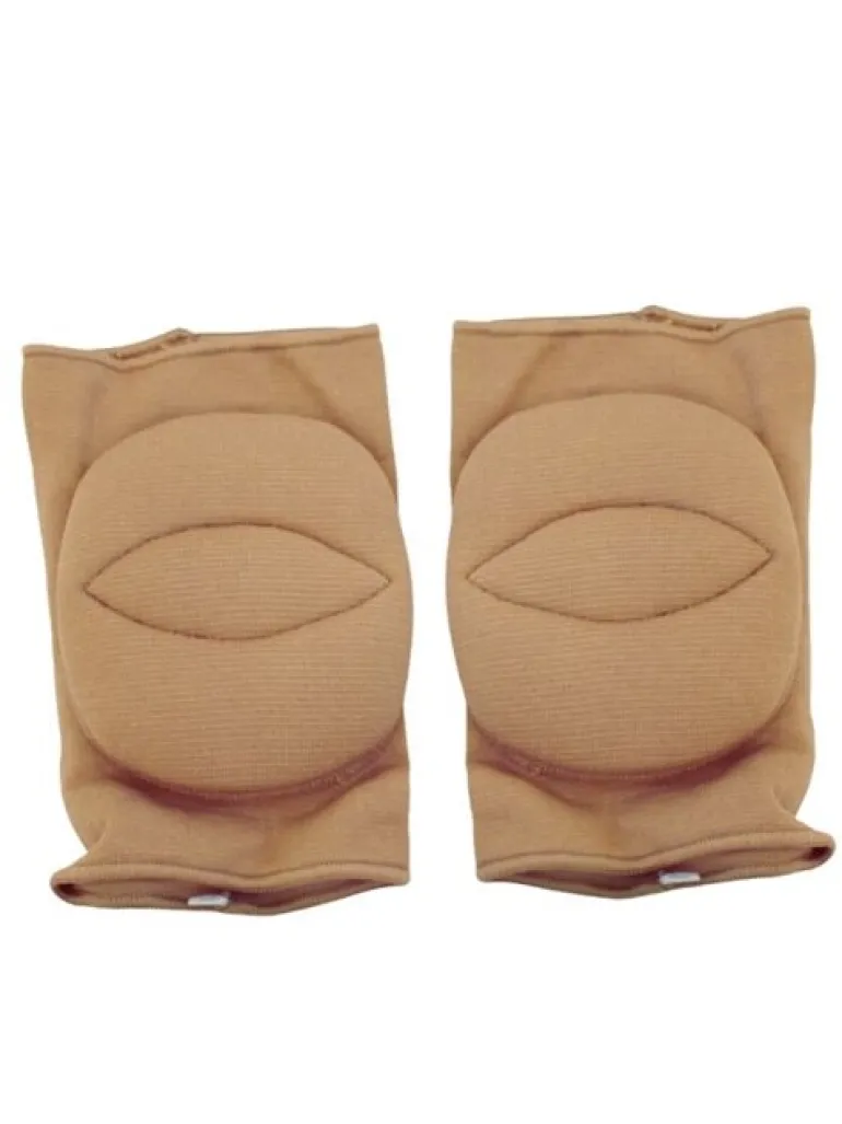 Hudfarvet kneepads til dans
