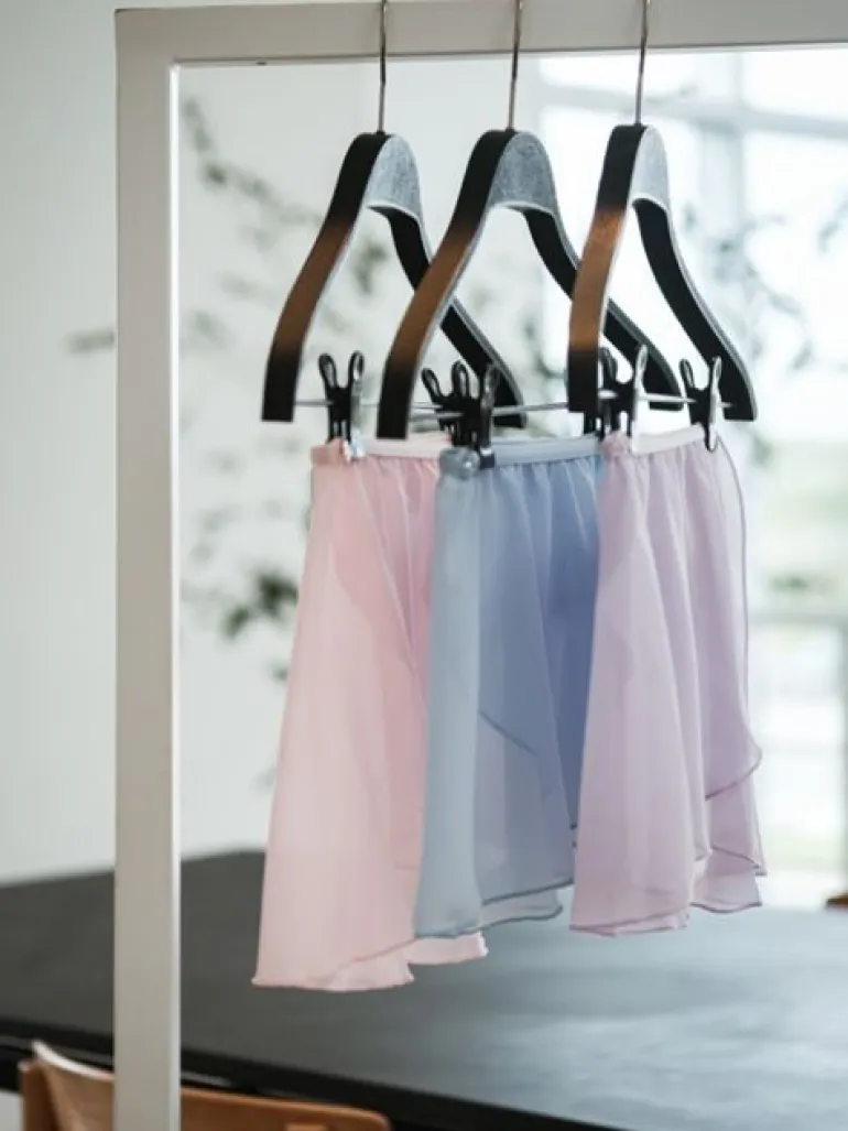 Lyseblå chiffon skirt børn Capezio