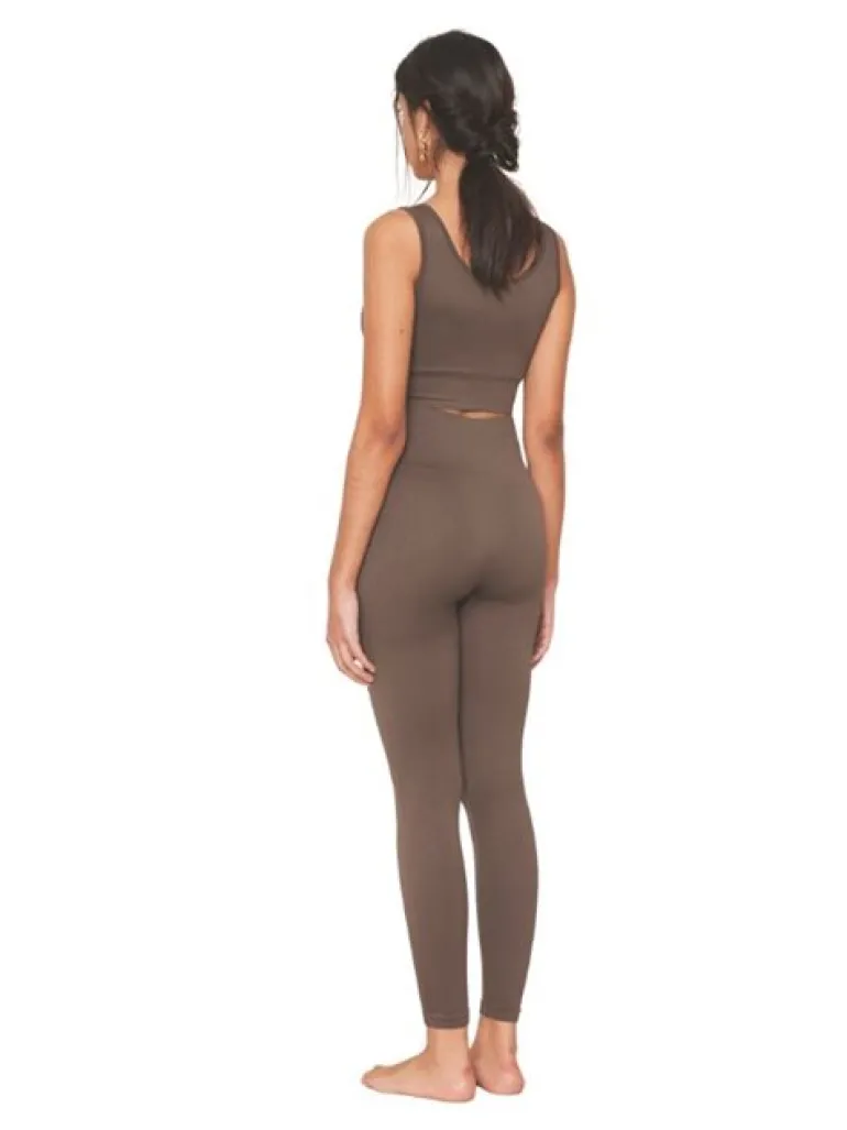 Moonchild crop top i brun