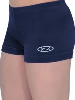 Navy basic velour shorts til piger gym The zone