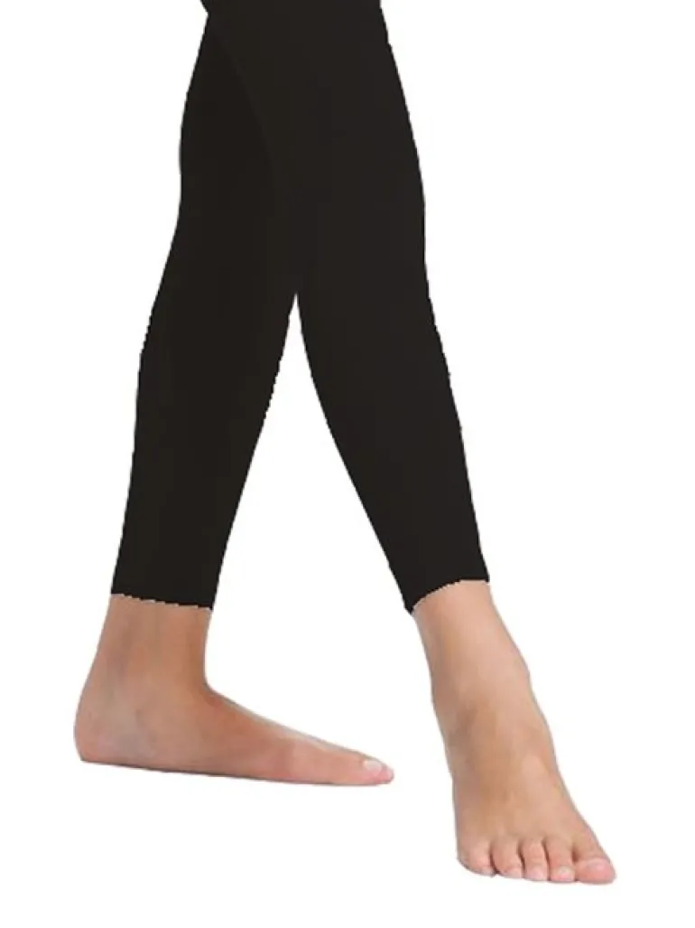 Pridance sorte tights uden fødder til børn - 3 PAR DKK 220