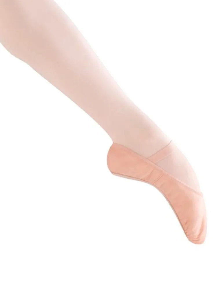Rosa balletsko/springsko i skind m.fuldsål Bloch