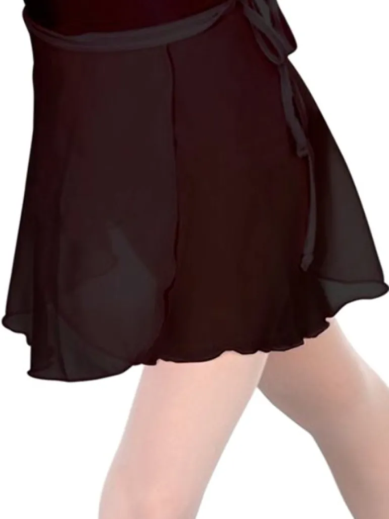 Seré sort chiffon slå om skirt piger