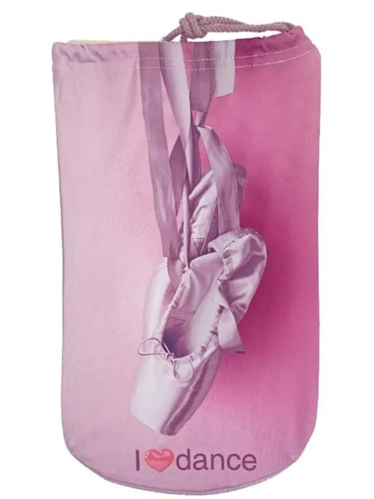 Sko pose pink til balletsko I love dance