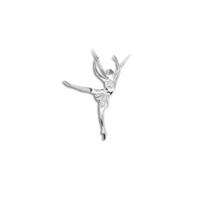 Sølv halskæde arabesque balletdanser Mikelart