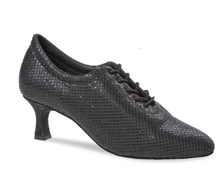Sort glitter trænings dansesko vario pro hybrid