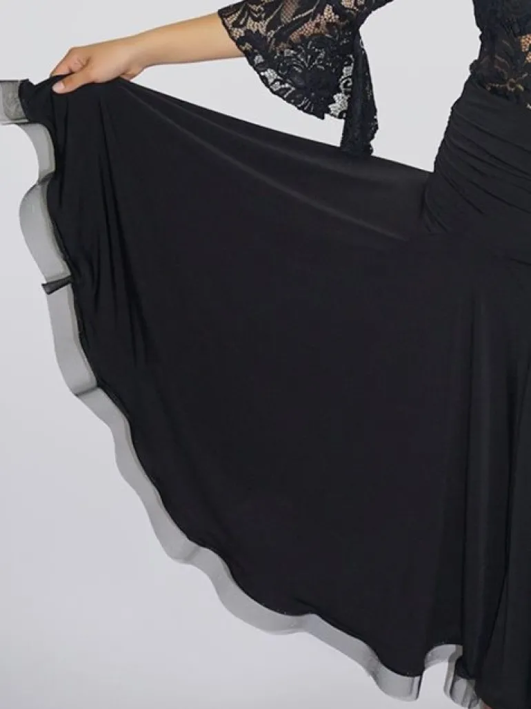 Sort standard nederdel til damer - Ready4dance
