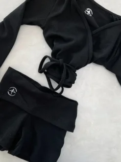 Wearmoi sorte strikshorts børn ballet/gymnastik